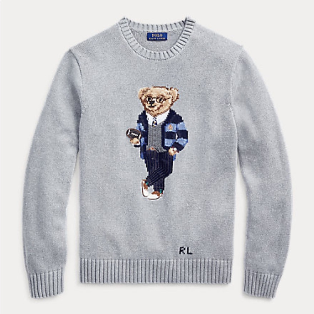 Ralph Lauren Polo Bear Cotton Sweater